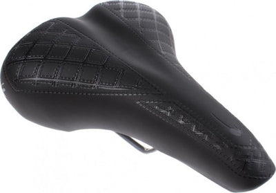 Bicycle Saddle Selle Bassano Cafe Racer Bobber pour hommes - noir