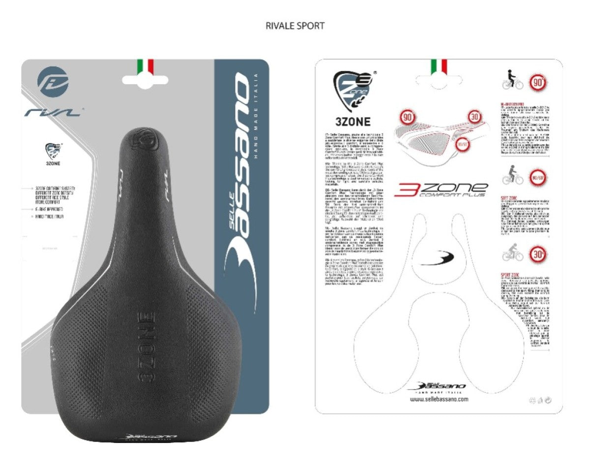 Selle SB Volare Rivale 3zone Uni Black