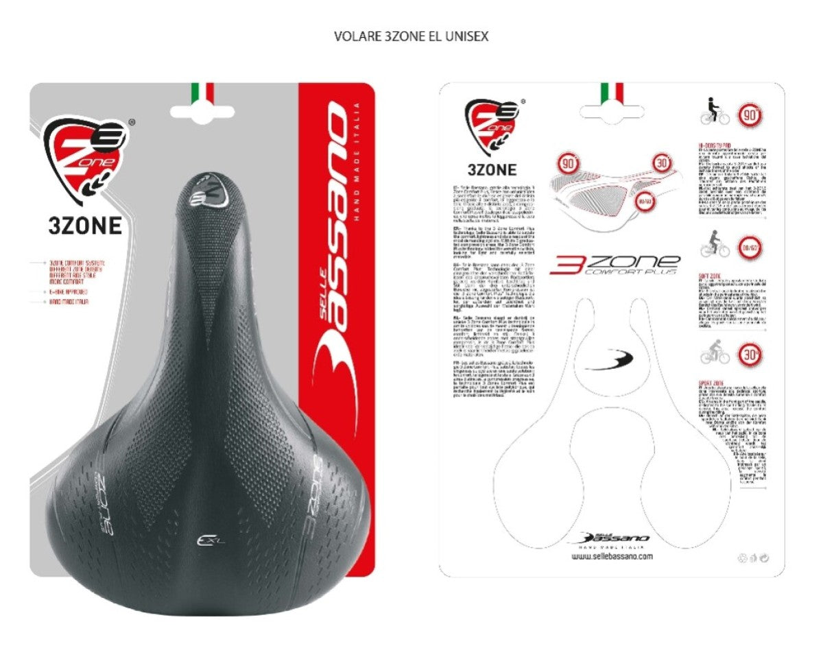 Selle SB Volare 3zone Elm Uni Black