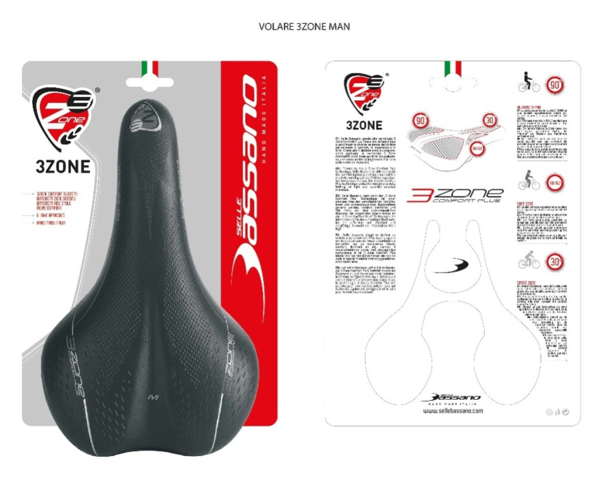 Selle Selle Bassano Volare M X33 homme - noir