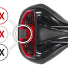 Saddle Volare M x33 avec des hommes LED - noir