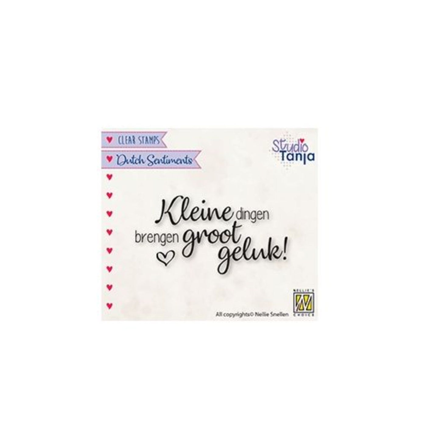 Le choix de Nellie • tampon transparent Les petites choses hollandaises apportent un grand bonheur…
