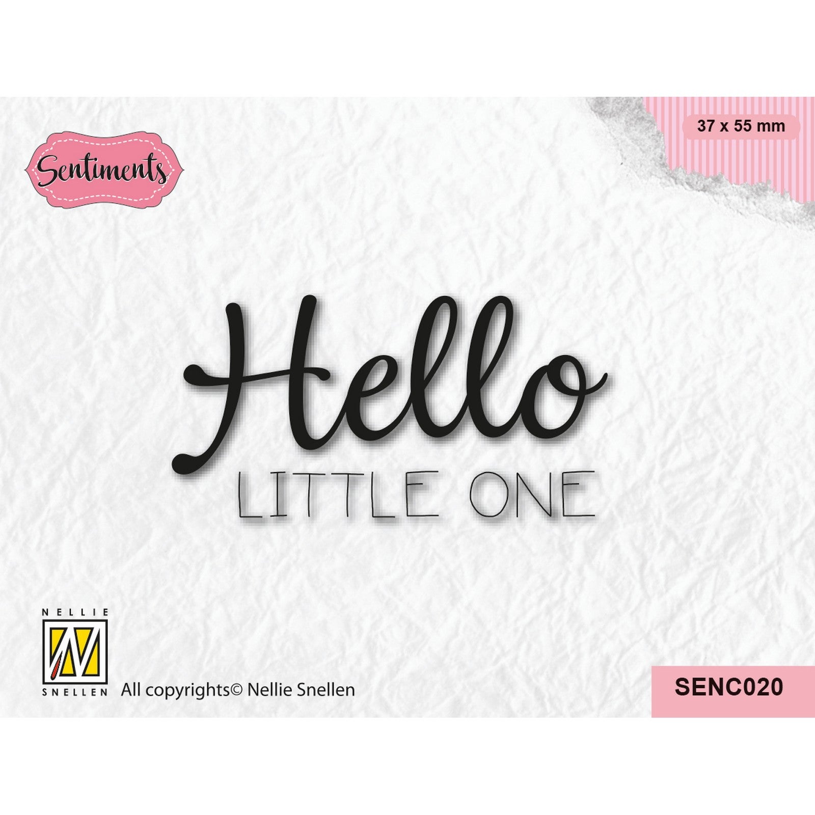 Le choix de Nellie • tampon transparent bonjour petit