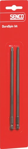 Embouts Senco Duraspin pz2 - pozidrive - 174mm. ds5525 ds5550 - blister de 2 pièces. - ea0335b