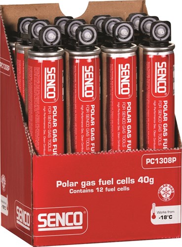 Cartouche de gaz Senco premium pc1308p | 40 grammes | 11 pièces - pc1308p