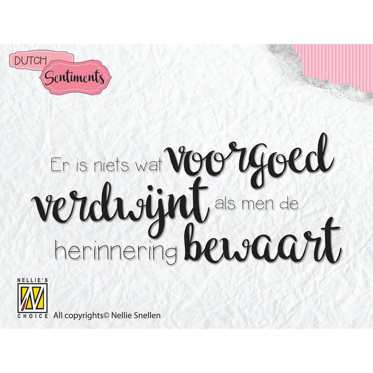 Le choix de Nellie • tampons clairs sentiments hollandais pour toujours