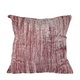 Seq home housse de coussin velours rose 50x50cm