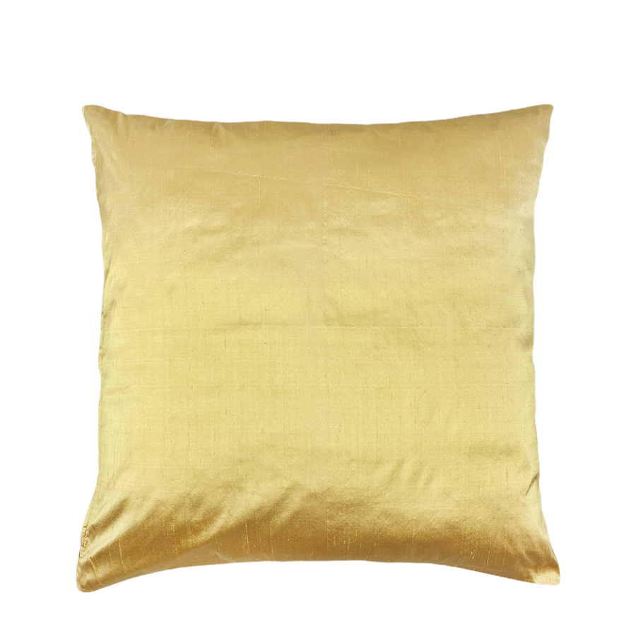 Housse de coussin en soie Seq home or 45x45cm