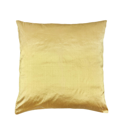 Housse de coussin en soie Seq home or 45x45cm