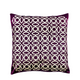 Housse de coussin Seq home soie violet champagne 45x45cm