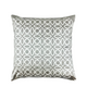 Seq home housse de coussin en soie argent blanc 45x45cm