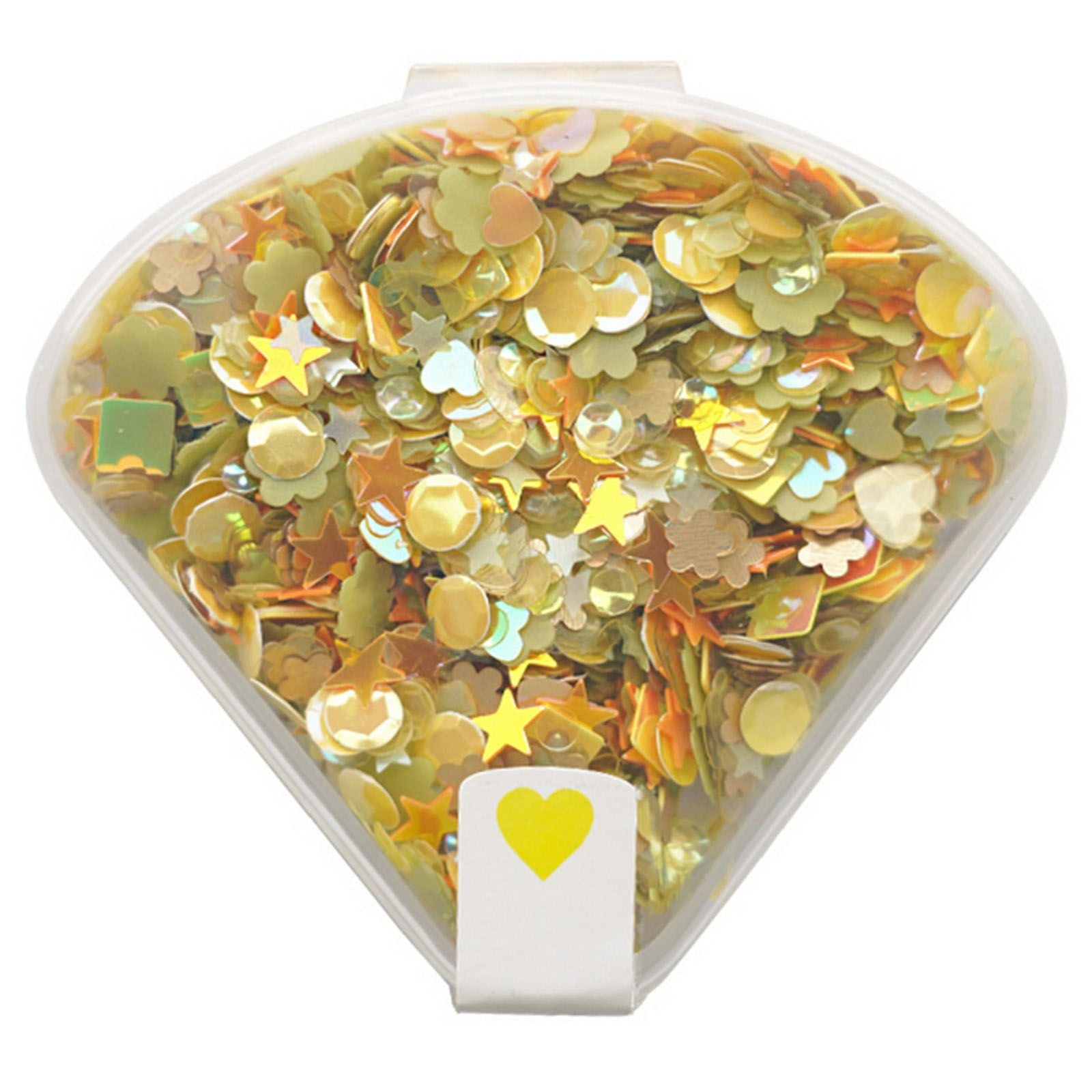 Le choix de Nellie • confettis jaunes 20g dans une boîte en plastique