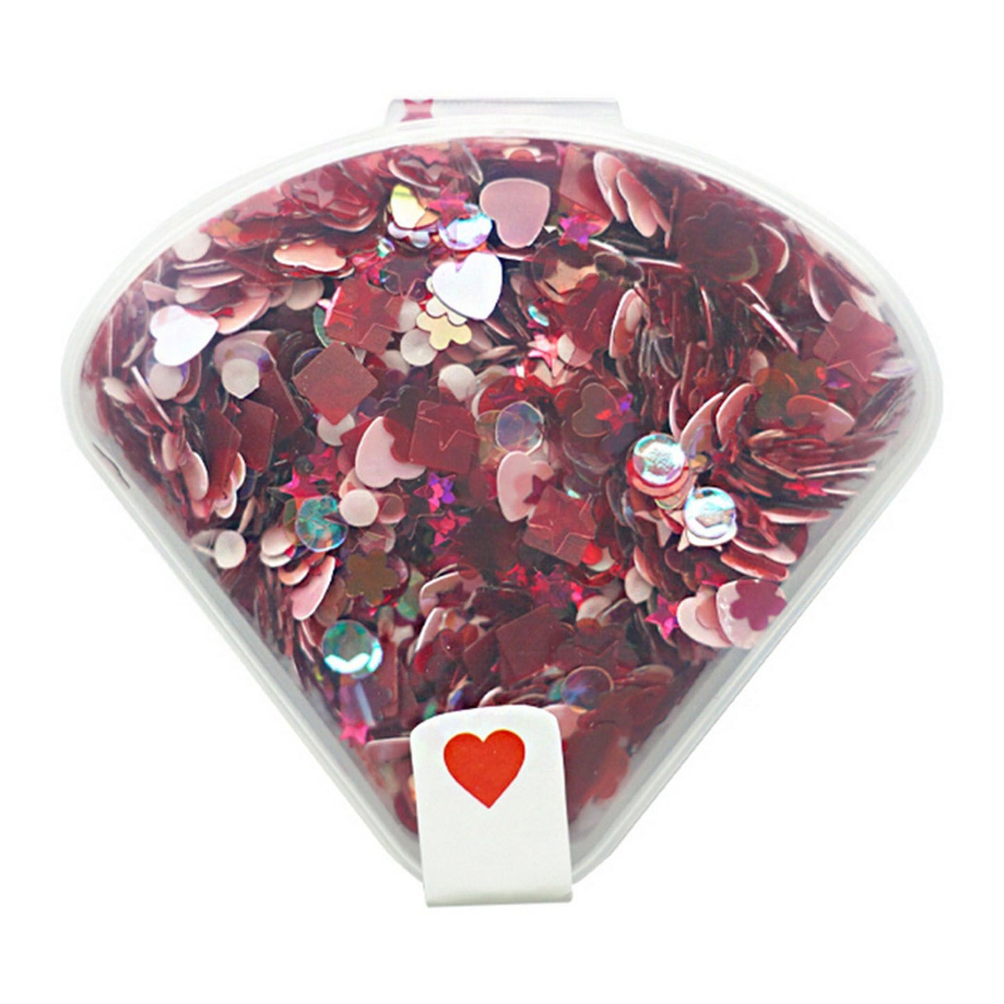 Le choix de Nellie • confettis rouges 20g dans une boîte en plastique