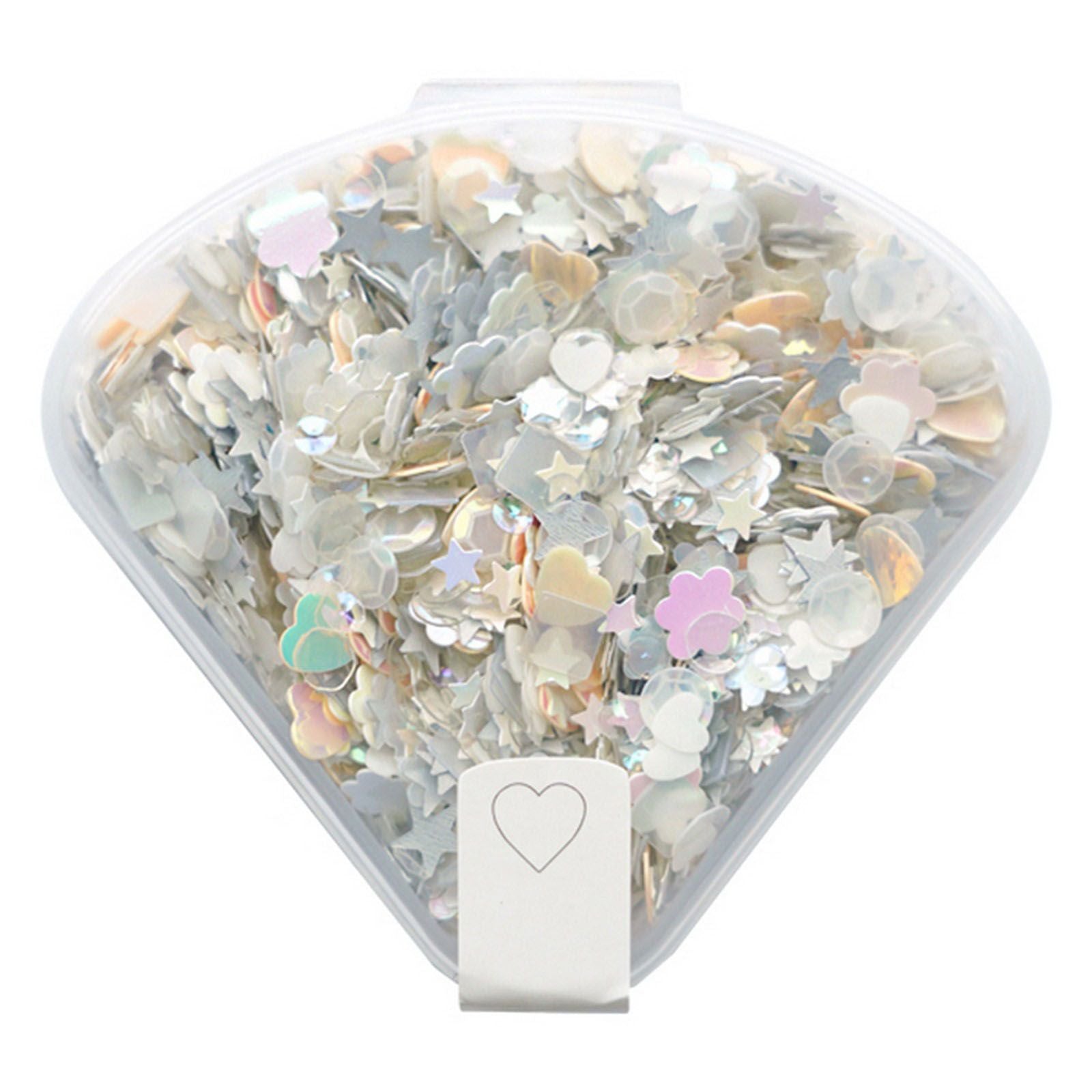 Le choix de Nellie • confettis blancs 20g dans une boîte en plastique