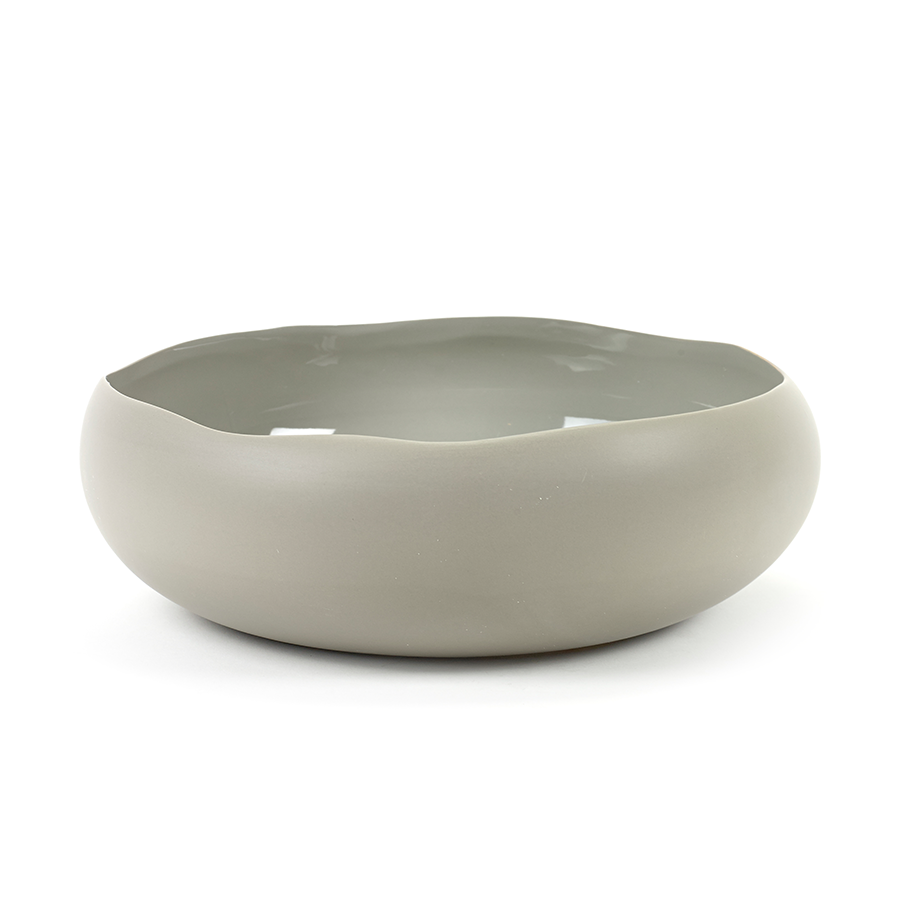 Serax bol irrégulier l taupe ø33x11,5cm