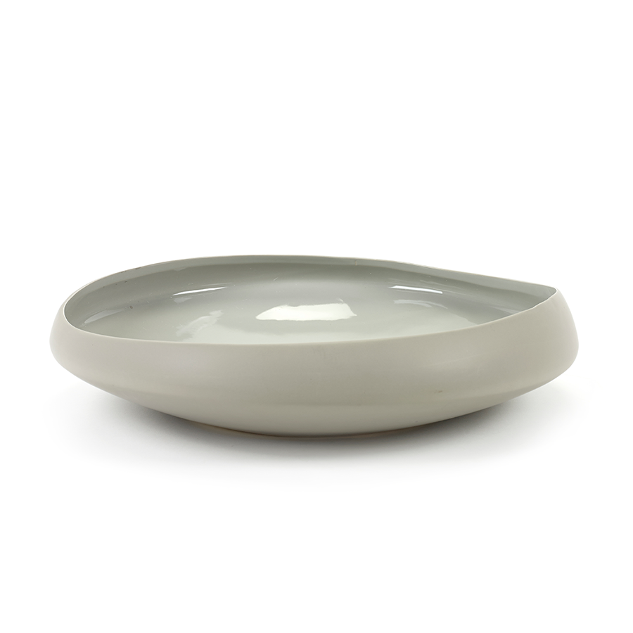 Serax bol irrégulier xl taupe ø45x10,3cm
