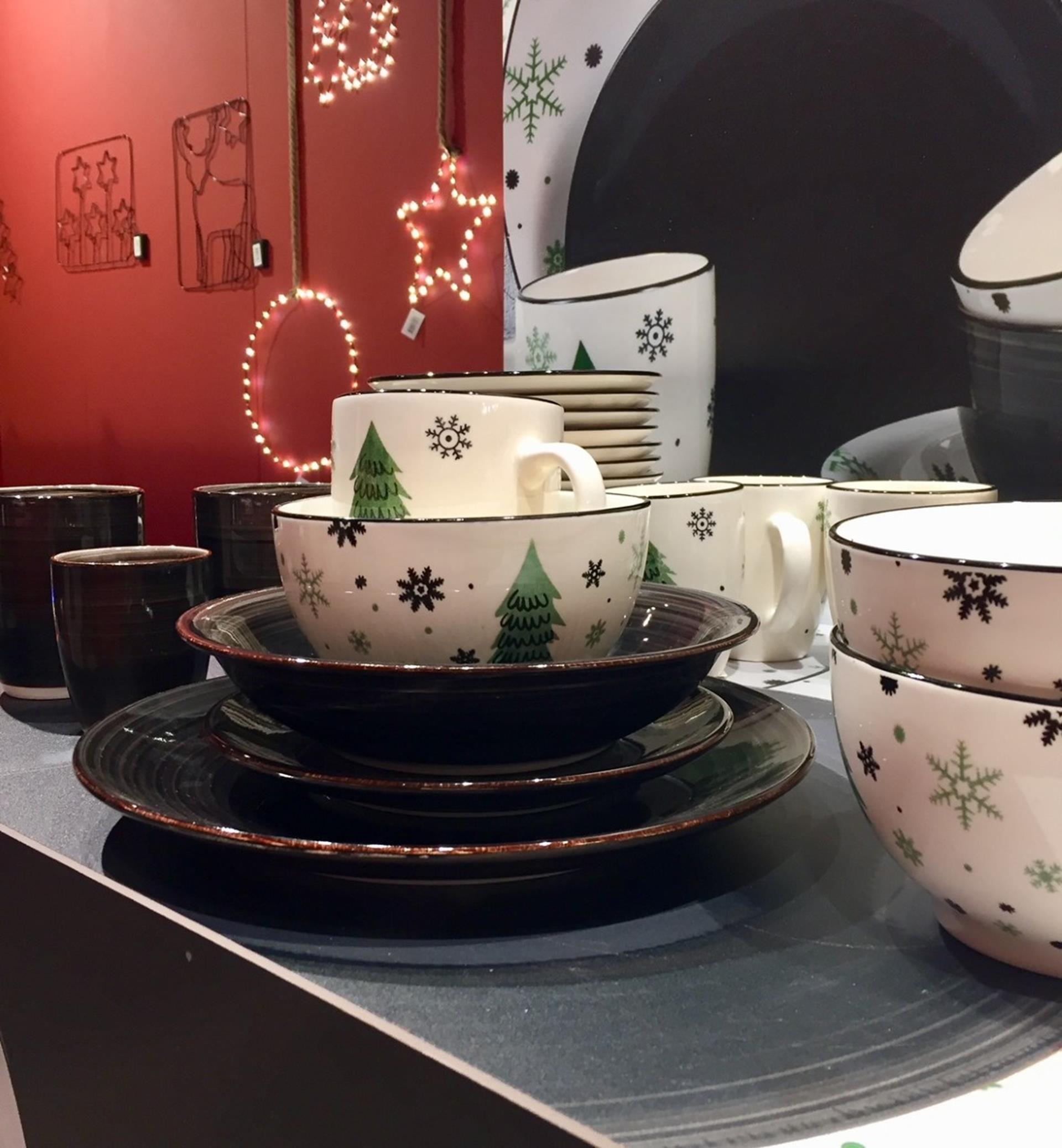 Svenska assiette vivante déco sapin de Noël ø26,5cm