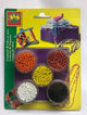 Ses perles dans les boîtes rondes 5 couleurs