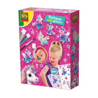 Ses tatouages ​​et paillettes - licorne