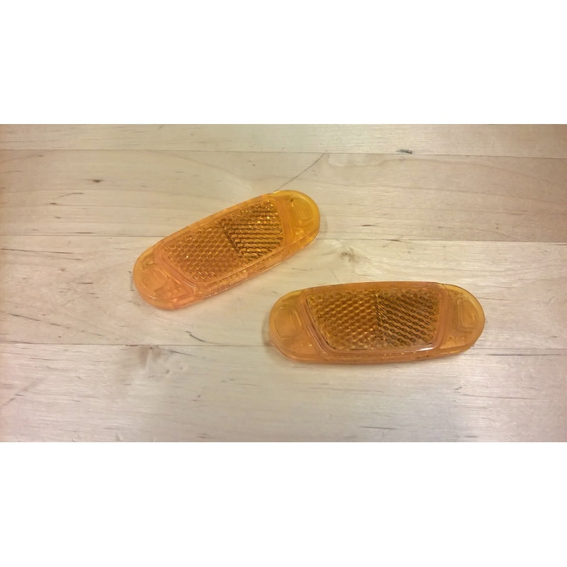 Jeu de 2 réflecteurs de rayons orange