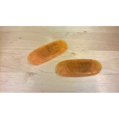 Jeu de 2 réflecteurs de rayons orange