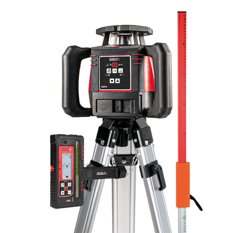 Ensemble laser de construction Levelfix 860h rouge