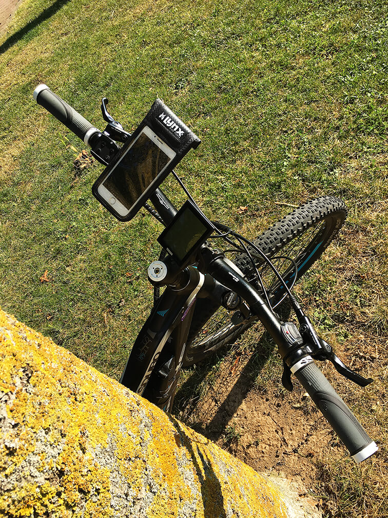 Support smartphone étanche