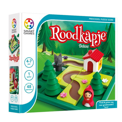 Games Little Red Riding Hood Deluxe trouve la bonne voie à la maison de grand-mère.