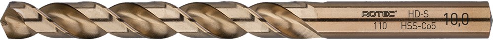 Foret hélicoïdal Rotec din338 co 2,1 mm