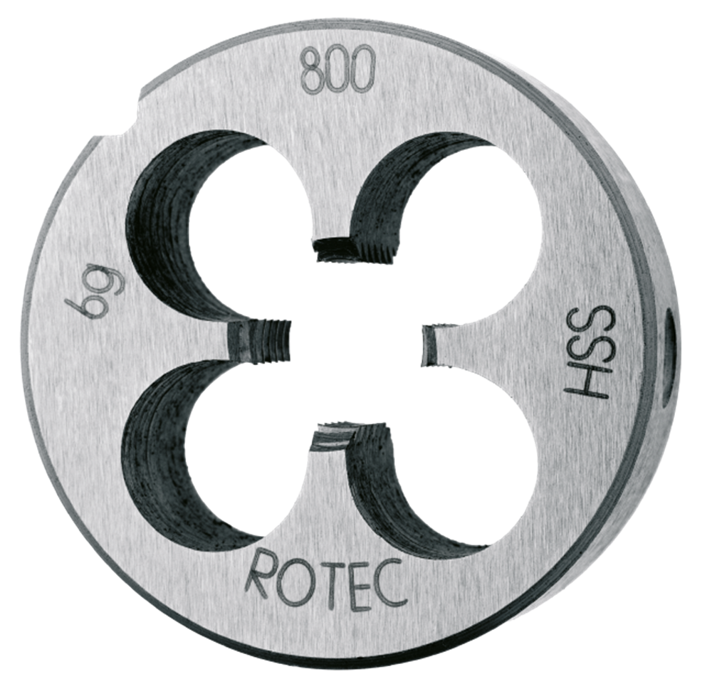 Plaquette de coupe ronde Rotec npt 3 8 hss