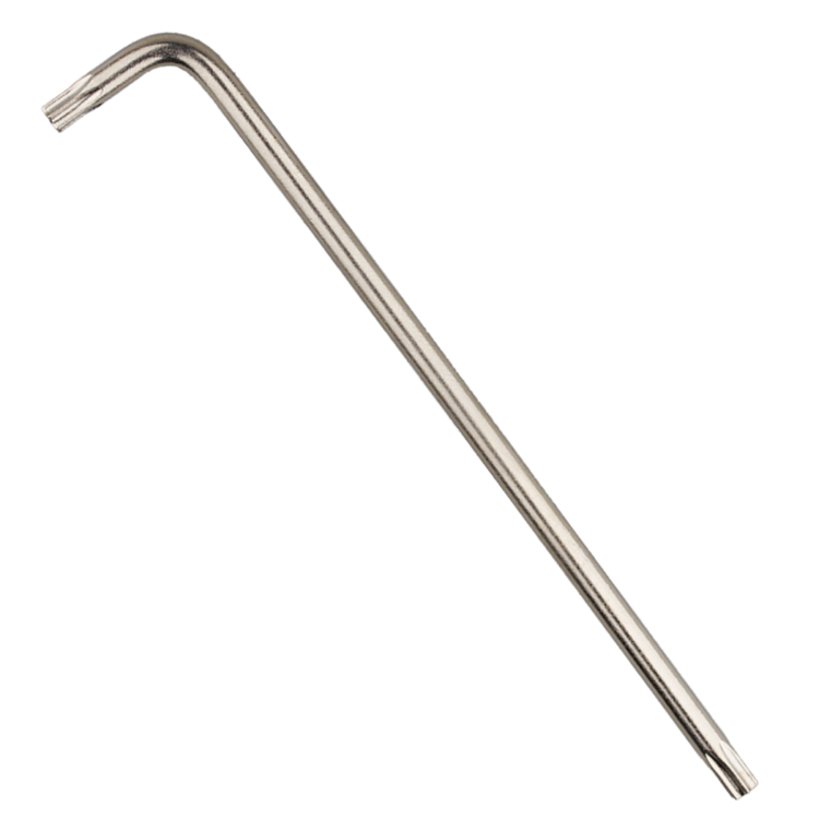 Clé coudée Rotec torx® modèle long t50 x 190mm (nickel) - 8902050