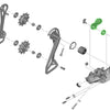 Unité d'essieu Shimano pour support de dérailleur arrière rd-r7150