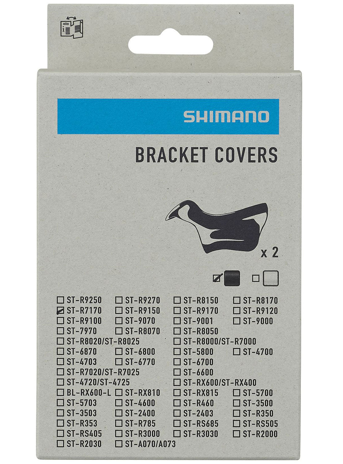 Couvercles de pédalier Shimano pour st-r7170