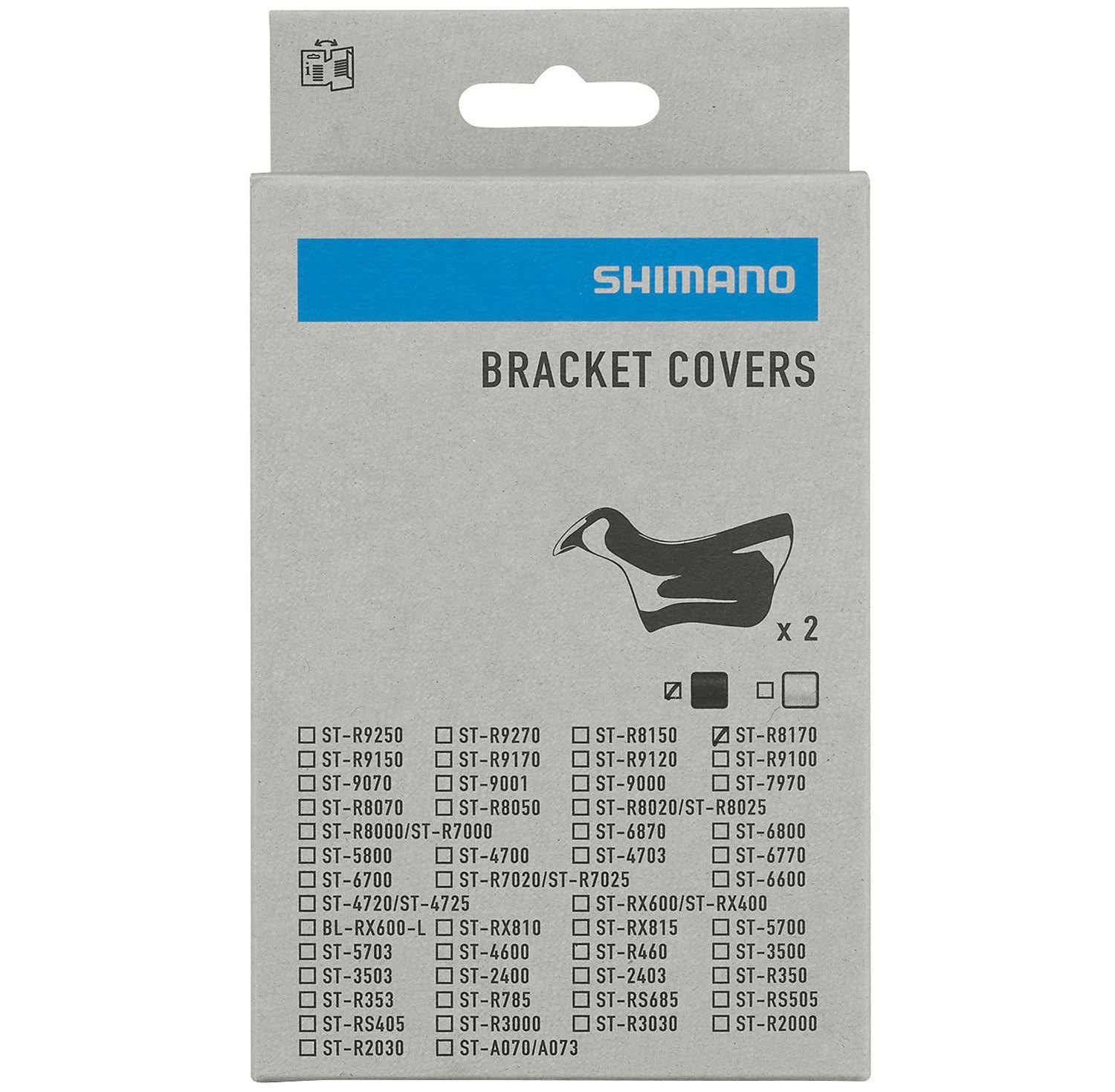 Couvercles de pédalier Shimano pour st-r8170