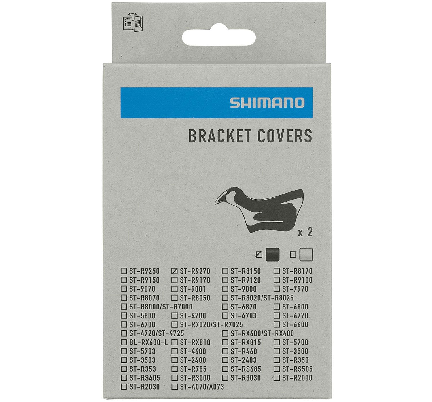 Couvercles de pédalier Shimano pour st-r9270