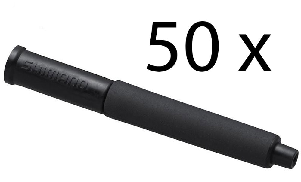 Capuchon scellé Shimano avec languette et protection en caoutchouc (50 pièces)