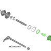 Corps de roue libre Shimano pour fh-m9111 complet