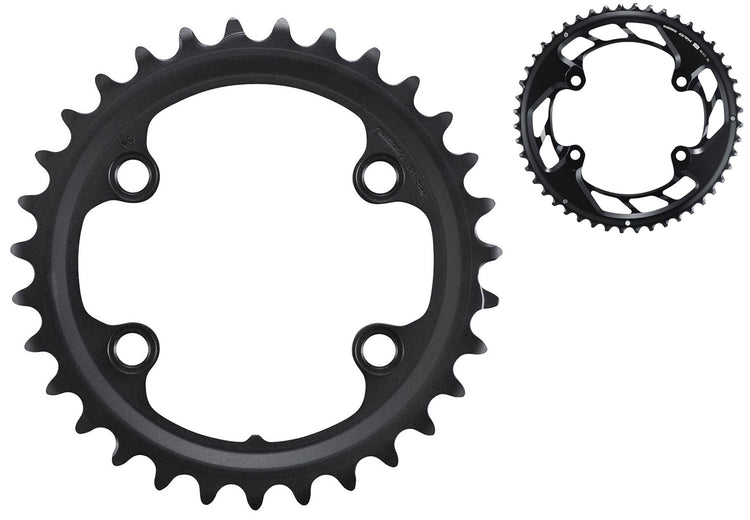 Plateau Shimano grx fc-rx820 2x12 vitesses | 48 fenêtres