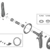 Bague de fixation de bras de manivelle Shimano pour fc-r9200-p r9100-p r8100-p