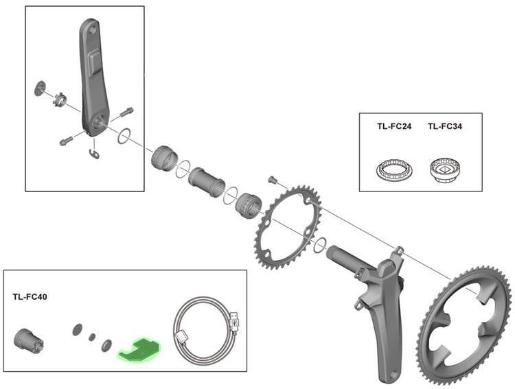 Outil de réglage d'aimant Shimano pour FC-R9100p R9200p