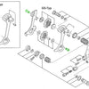 Shimano 53M24000 Roue de course d'essieu