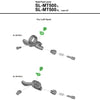 Vis de fixation de câble Shimano pour sl-mt500