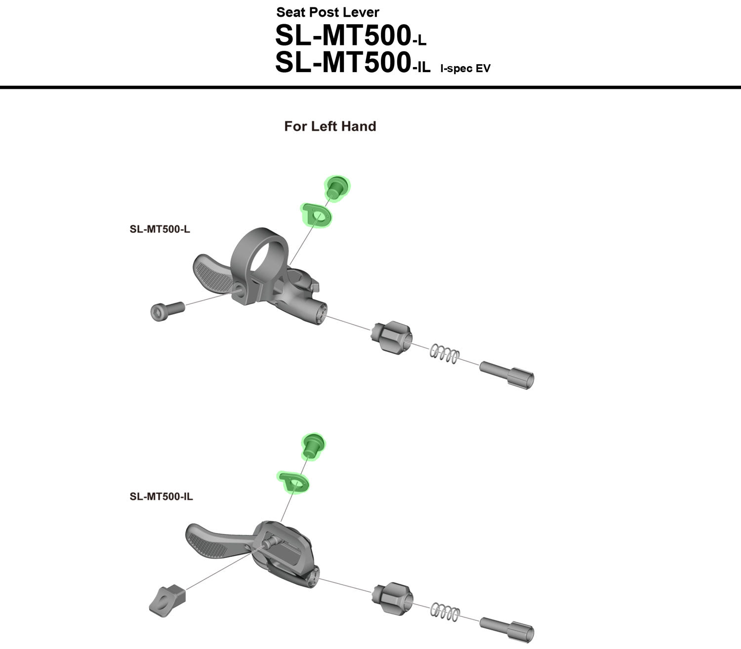 Vis de fixation de câble Shimano pour sl-mt500