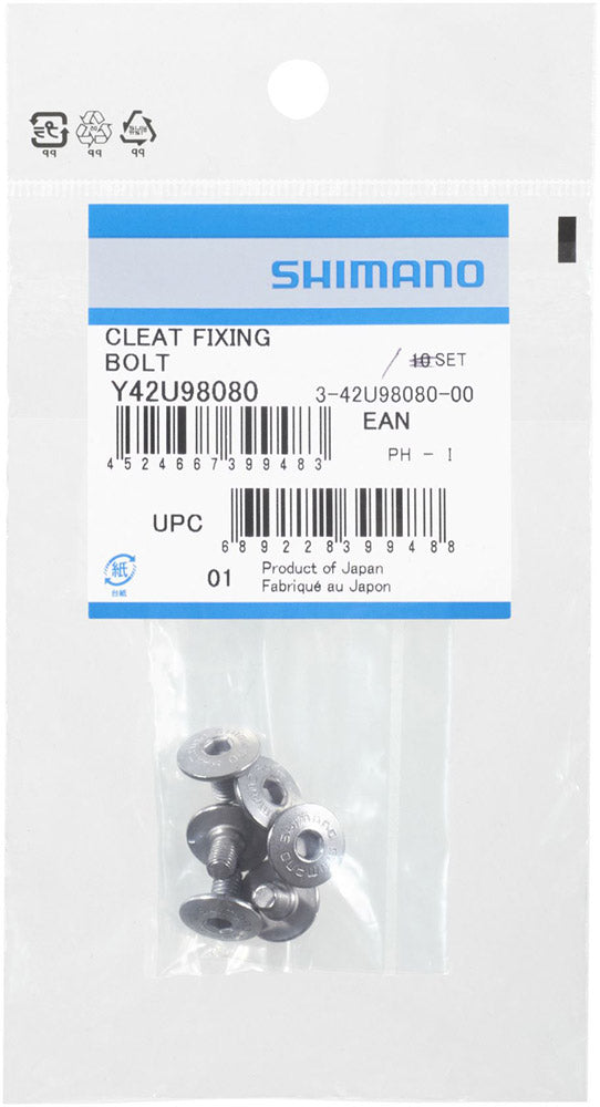 Boulons de fixation de cale Shimano m5 x 8mm pour sm-sh10 11 12