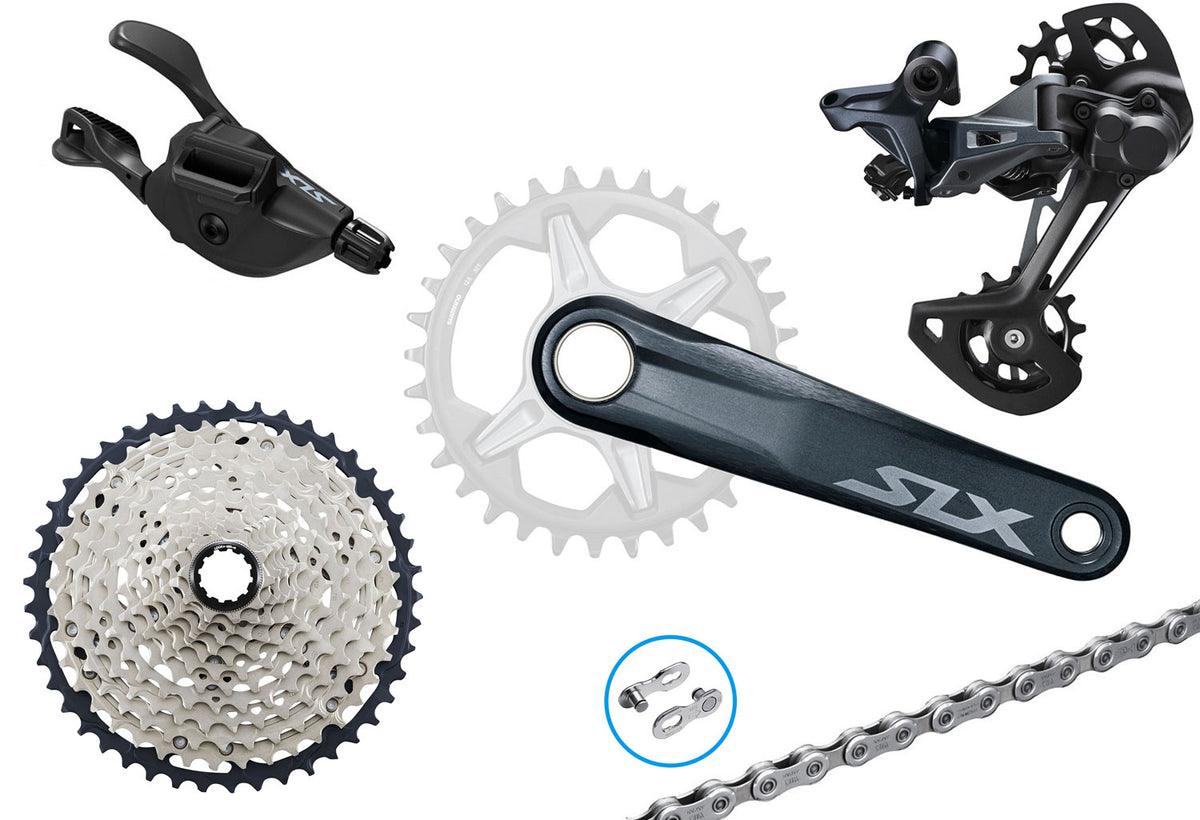 Groupe Shimano slx m7100 1x12 vitesses | 165 mm | 10-45 | je-spec ev
