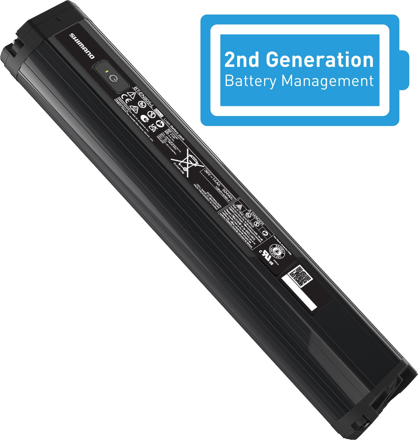 Shimano steps bt-en805-l 504wh batterie intégrée