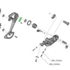 Pare-chocs Shimano pour dérailleur arrière rd-m8100 8130