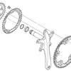Vis de plateau Shimano tiagra sora (5 pièces)