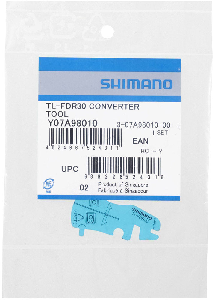 Outil de vérification du point de fixation du câble Shimano tl-fdr30 pour dérailleur avant
