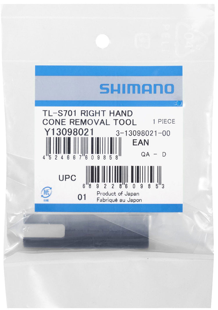 Outil Shimano tl-s701 pour retirer le cône de la main droite
